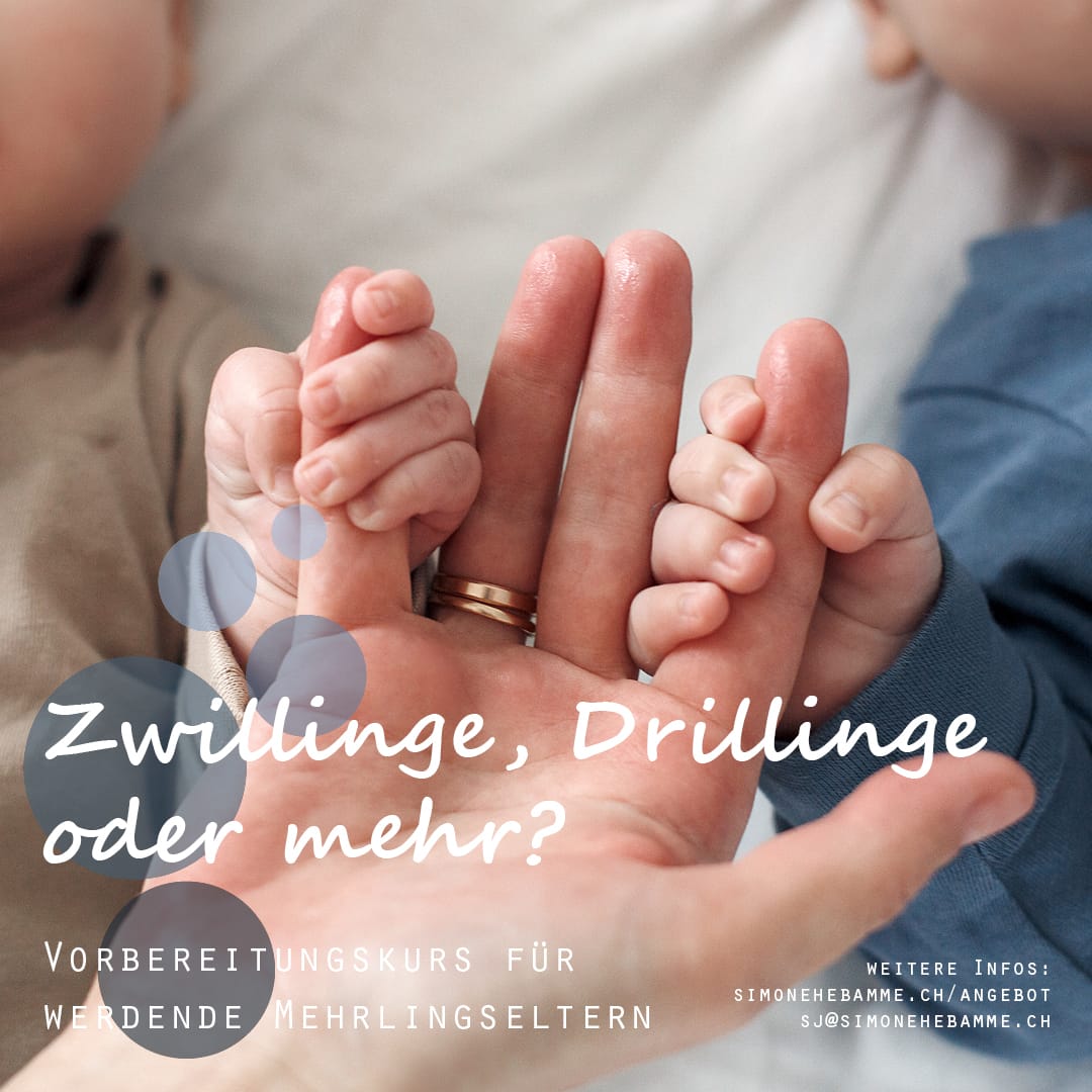 Ankündigung des Vorbereitungskurses für werdende Mehrlingseltern