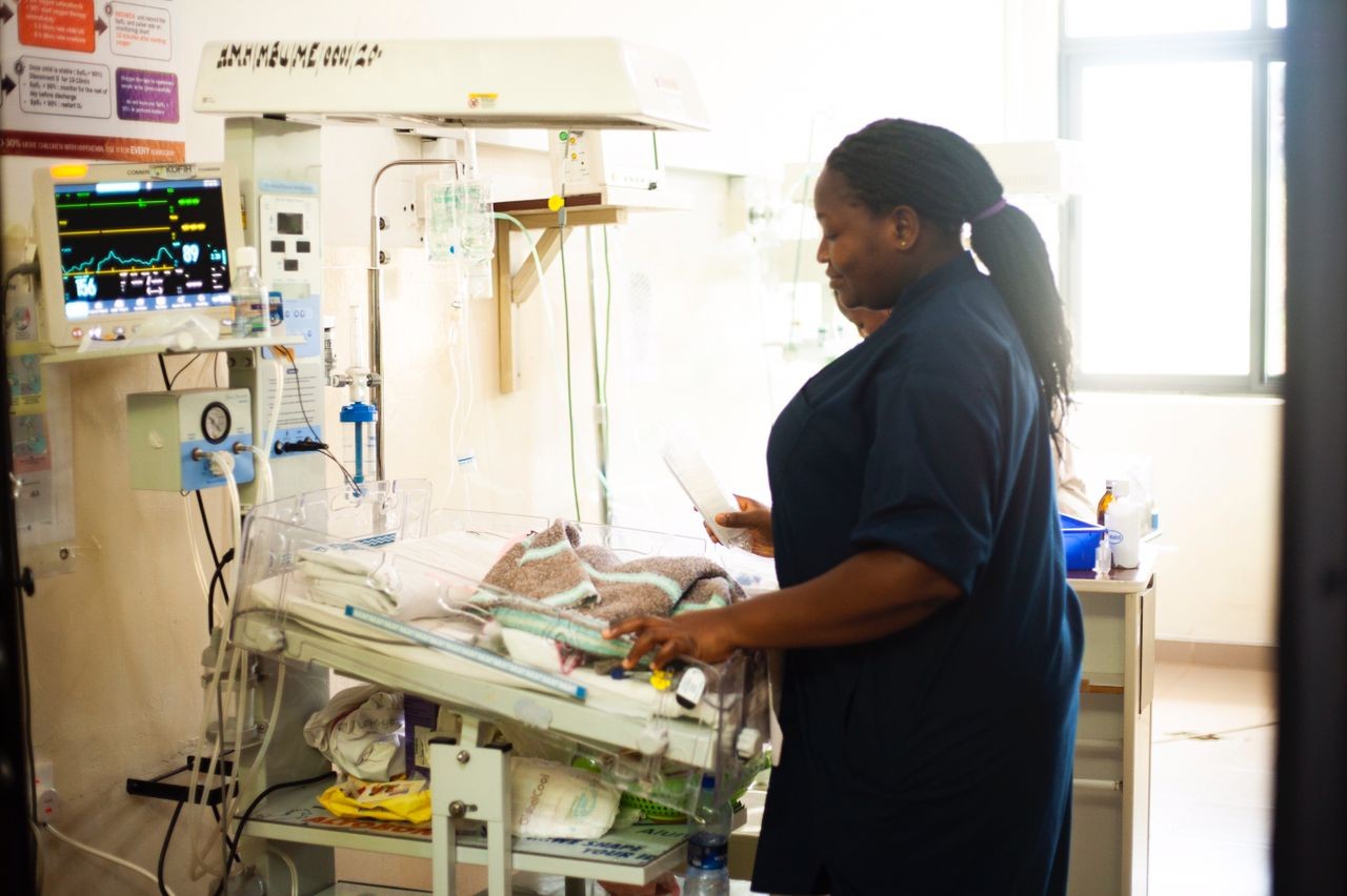 Neonatologische Intensivstation, Volta Regional Hospital, Hohoe, Ghana